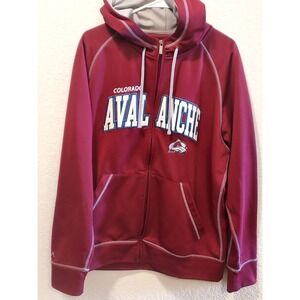 Colorado Avalance Full Zip, Hooded, Size Large
